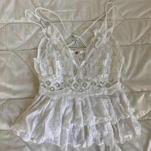 Free People Adella Tank Top with flaw-